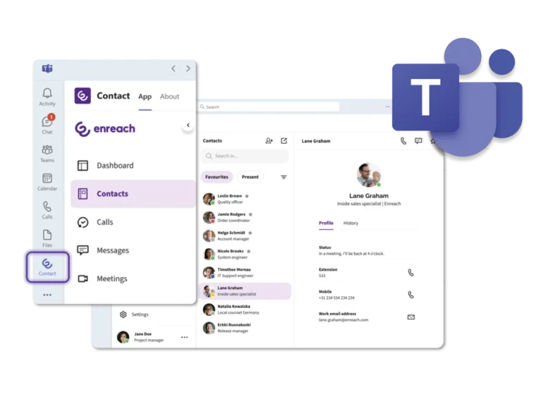 enreach-contact-teams-integration-w-logo