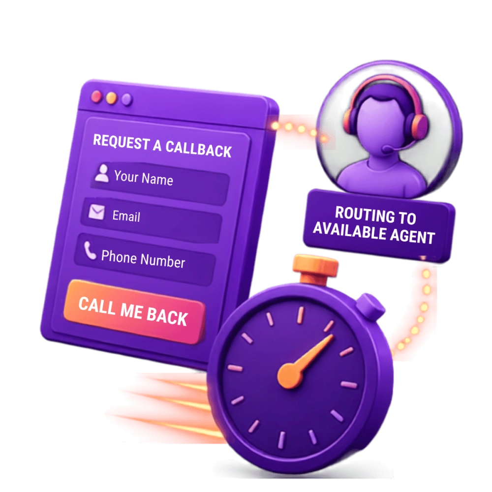 web callback icon