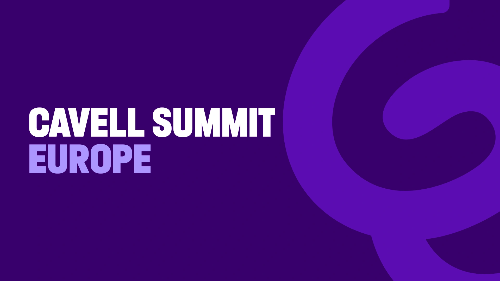 Cavell Summit 26 header