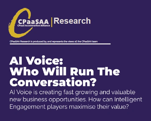 AI Voice 2026: Who Will Run the Conversation? New CPaaS Acceleration Alliance research available to download